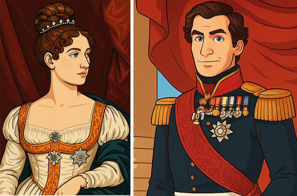Charlotte Augusta van Wales en Leopold van Saksen-Coburg-Gotha