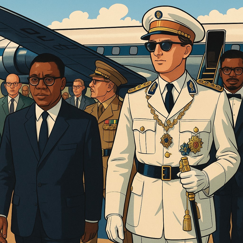 koning Boudewijn in Congo