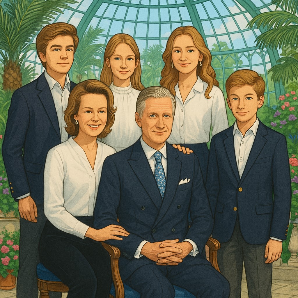 gezin koning Filip van België