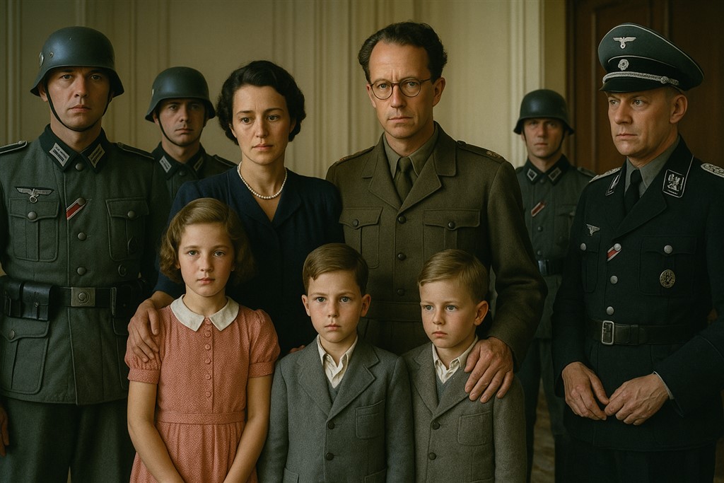 gezin koning Leopold III onder huisarrest Duitsers