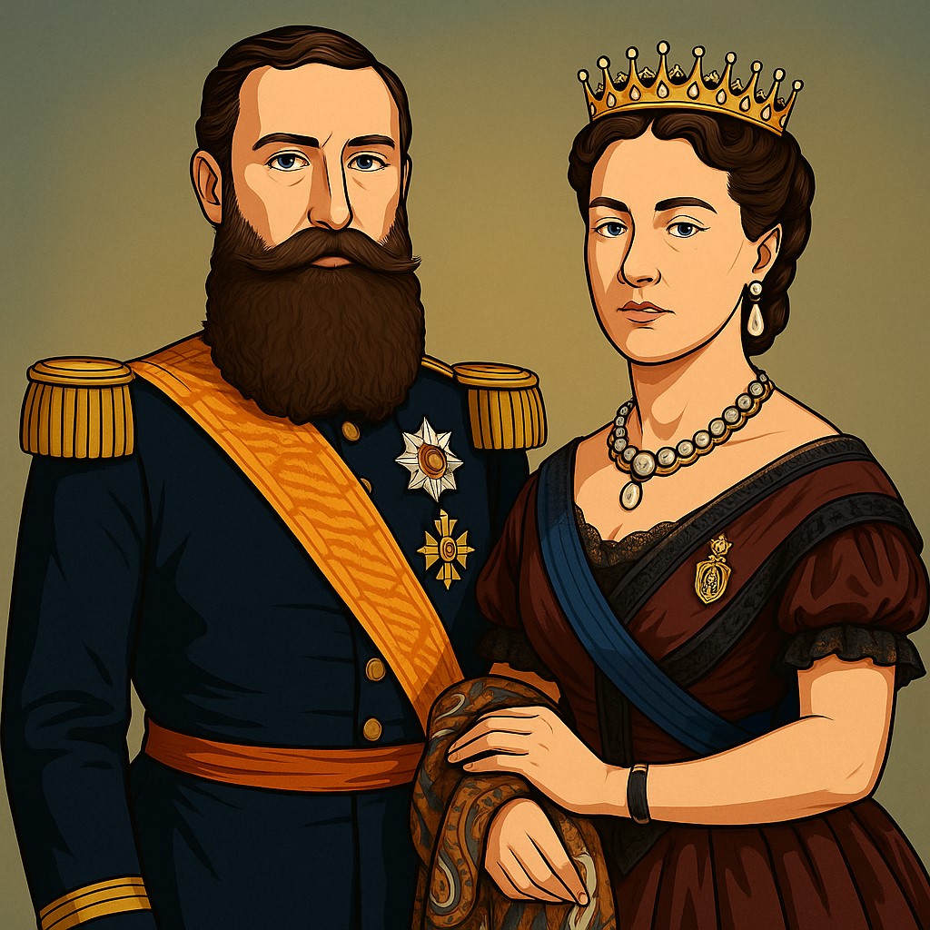 Leopold II en Maria Hendrika van Oostenrijk