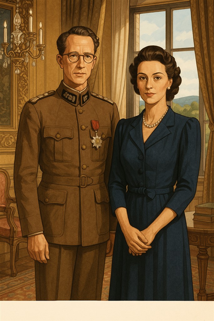 Koning Leopold III met Liliane Baels