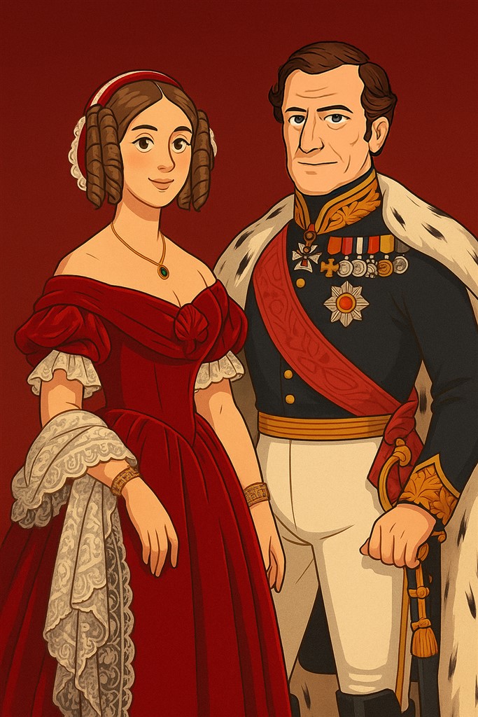Louise Marie van Orléans en Leopold I