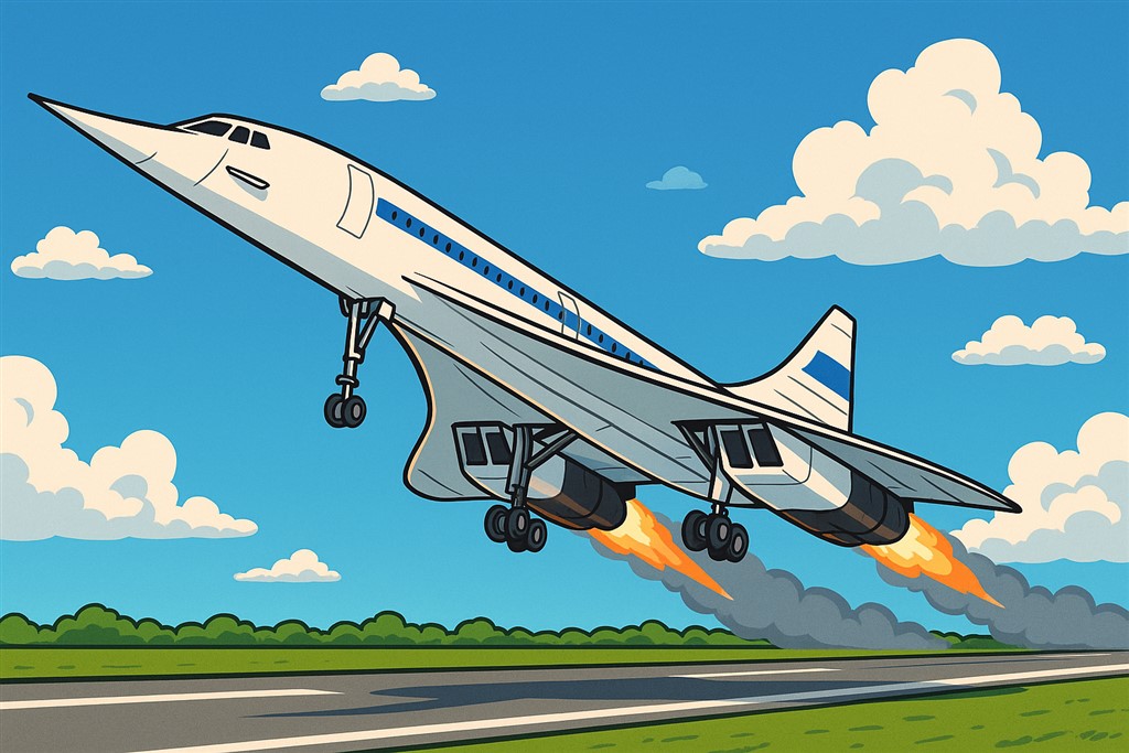 De Concorde lift off