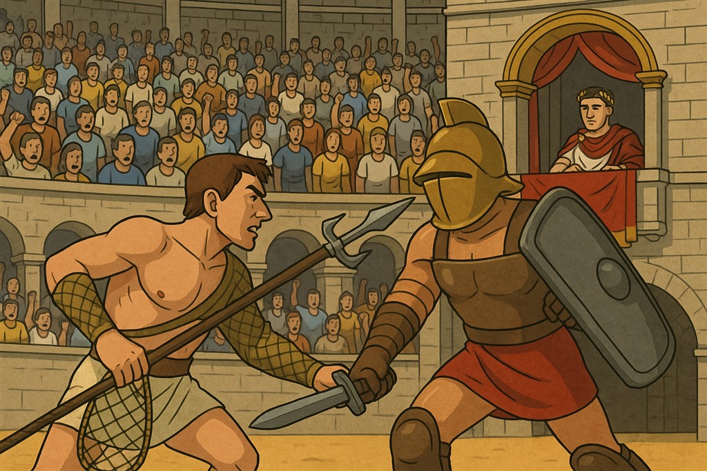 verschillende soorten gladiatoren