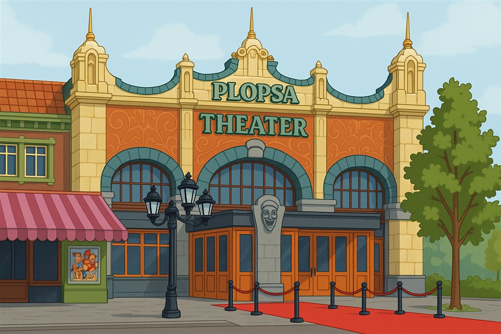 Plopsaland theater voorkant