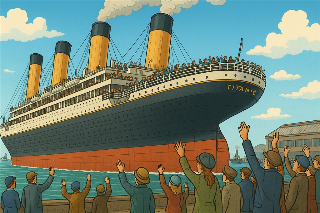monumentale trap van de RMS Titanic
