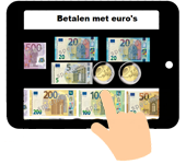 Link naar oefening betalen met euro's