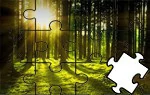 Puzzel thema het bos
