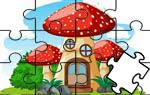 Puzzel paddenstoel