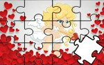 Puzzel thema valentijn