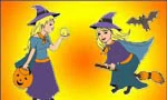 rekenoefening tot 10 of 20 halloween heksen