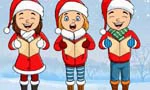 link naar online rekenkleurplaat optellen tot 10 en 20 thema kerstliedjes zingen