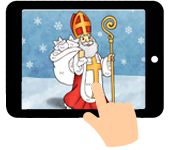 link naar online rekenkleurplaat maal- en deeltafels thema Sinterklaas