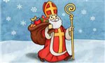 link naar online rekenkleurplaat maal- en deeltafels tot 20 thema Sinterklaas