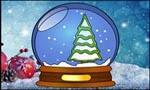 link naar online rekenkleurplaat optellen tot 10 en 20 thema kerst sneeuwbol