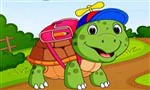 Terug naar school schildpad