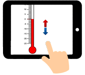 Link naar oefeningen over het aflezen van de thermometer