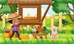 Link naar spelletje zoek de 7 verschillen thema boerderij