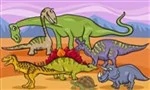 Zoek de verschillen dinosaurussen