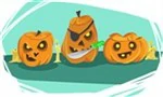 Link naar spelletje zoek de 7 verschillen thema Halloween pompoenen