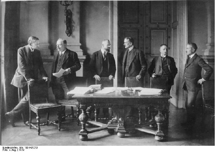 Ondertekening van het Verdrag van Versailles