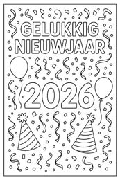 kleurplaat nieuwjaarsbrief