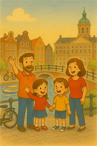 boekcover Bezoek aan Amsterdam