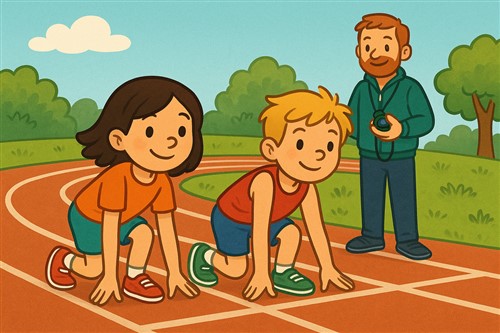 afbeelding 2 Bij de atletiek