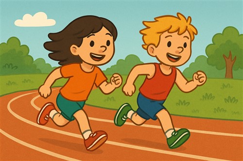 afbeelding 3 Bij de atletiek