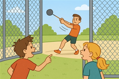 afbeelding 7 Bij de atletiek
