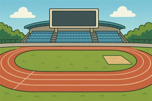 boekcover Bij de atletiek