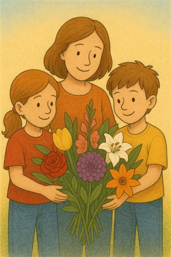 afbeelding 6 Bij het bloemenperk