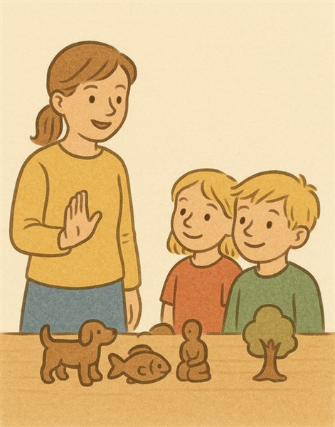 afbeelding 1 Boetseren met klei!