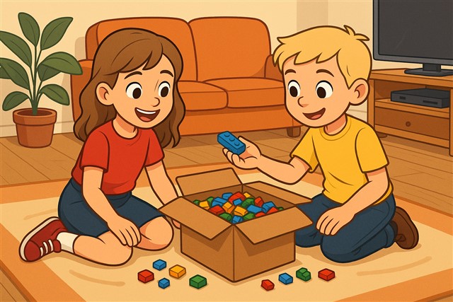 afbeelding 3 Bouwen met lego blokken
