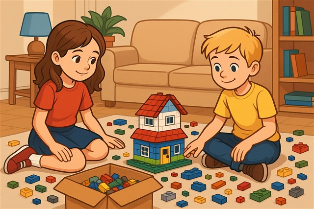 afbeelding 5 Bouwen met lego blokken