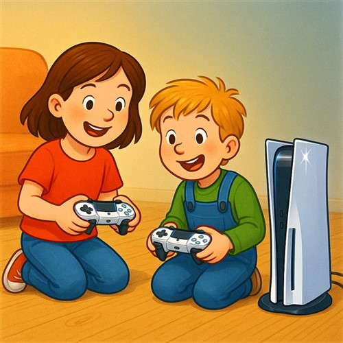 boekcover Spelen met de PS5
