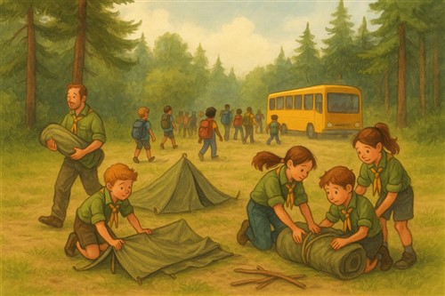 afbeelding 10 Met de scouts op kamp