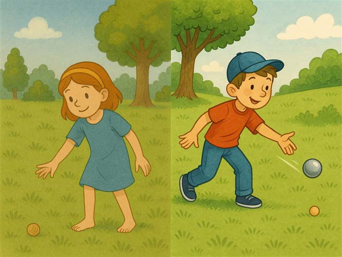 afbeelding 4 Petanque spelen