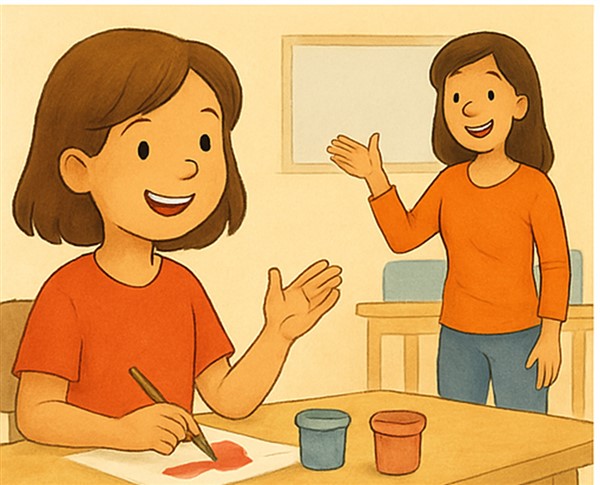 afbeelding 2 Schilderen in de klas!