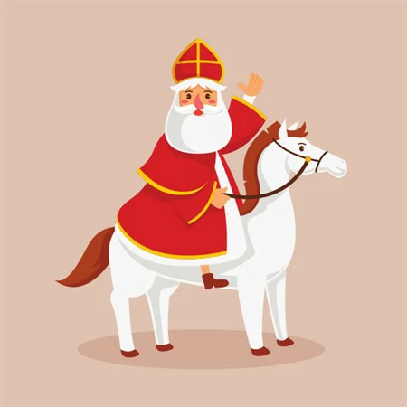 Zoek de 3 verschillen Sinterklaas